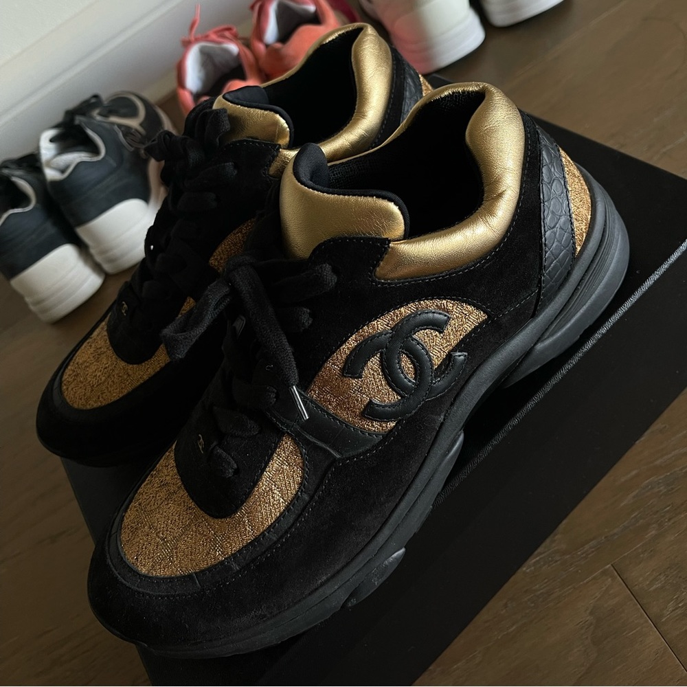 Authentic Chanel CC Sneakers